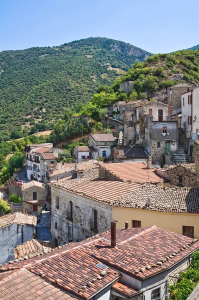 Vista panoramica di Valsinni. Basilicata. Italia . — Foto Stock