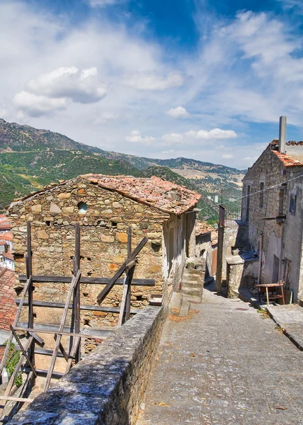 Callejuela. Valsinni. Basilicata. Italia . —  Fotos de Stock