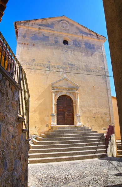 Kostel carmine. Scalea. Kalábrie. Itálie. — Stock fotografie