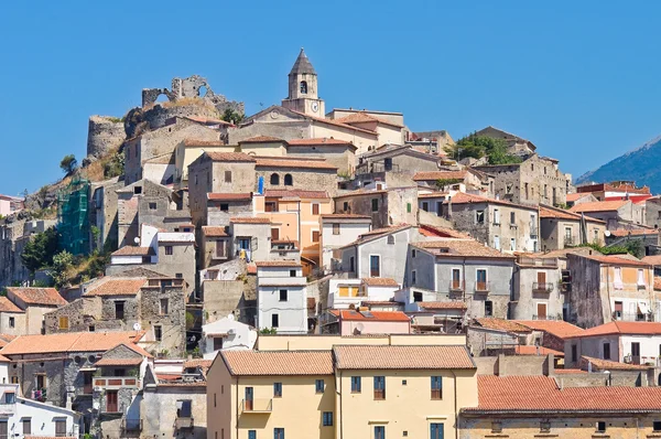 Panoramablick auf Scalea. Kalabrien. Italien. — Stockfoto