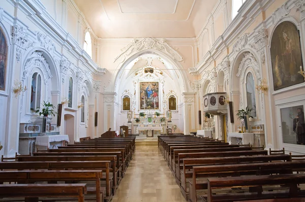 Kyrkan av st. nicola i plateis. Scalea. Kalabrien. Italien. — Stockfoto