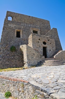 Talao kulesi. Scalea. Calabria. İtalya.