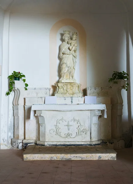 Santuario de Santa Maria della Grotta. Praia a Mare. Calabria. Italia . — Foto de Stock