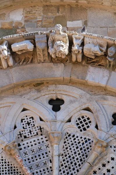 Catedral de Tróia. Puglia. Itália . — Fotografia de Stock