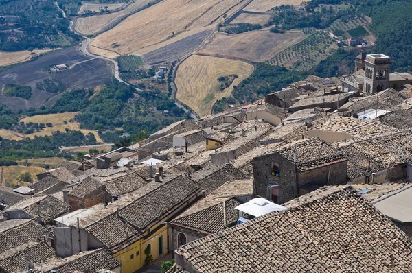 Panoramic view of Sant 'Agata di Puglia. Апулия. Италия . — стоковое фото