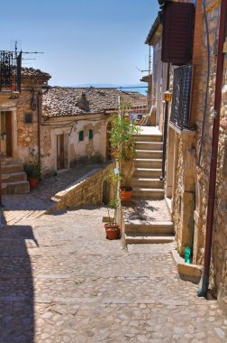 alleyway. Sant'Agata di puglia. Puglia. İtalya.
