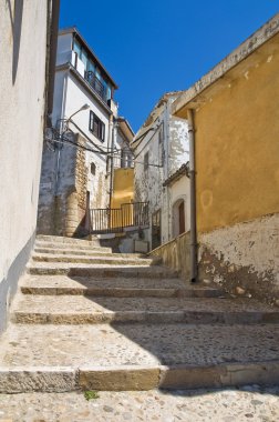 alleyway. Sant'Agata di puglia. Puglia. İtalya.