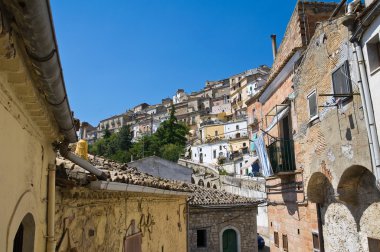 sant'agata di puglia panoramik manzaralı. Puglia. İtalya.