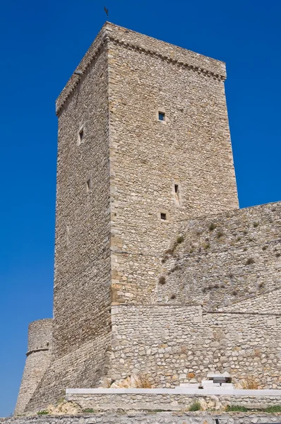 Norman Swabian castelo de Deliceto. Puglia. Itália . — Fotografia de Stock