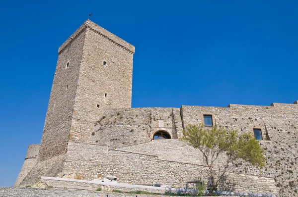 Norman Σουηβών το κάστρο της deliceto. Puglia. Ιταλία. — Φωτογραφία Αρχείου