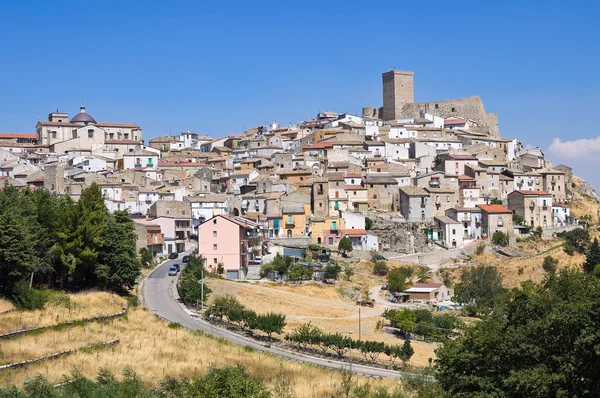 Deliceto panoramisch uitzicht. Puglia. Italië. — Stockfoto