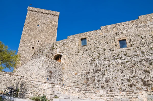 Norman swabian hrad deliceto. Puglia. Itálie. — Stock fotografie