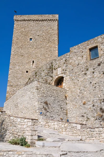 Norman swabian hrad deliceto. Puglia. Itálie. — Stock fotografie