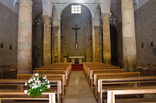 Bazilika církev svatého Basilia. Troia. Puglia. Itálie. — Stock fotografie