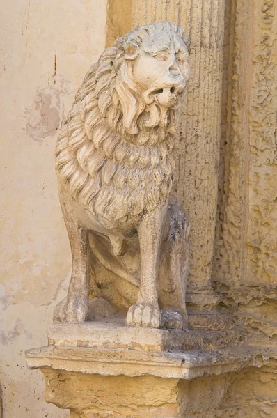 Church of Carmine. Nardò. Puglia. Italy. — 图库照片