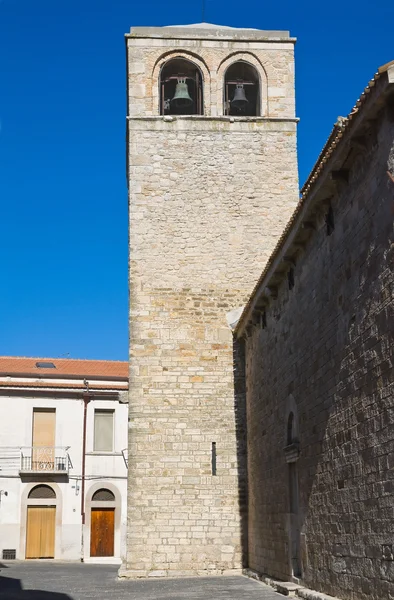 Bazilikası St basilio Kilisesi. Troia. Puglia. İtalya. — Stok fotoğraf