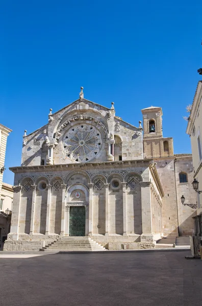 Katedrála troia. Puglia. Itálie. — Stock fotografie