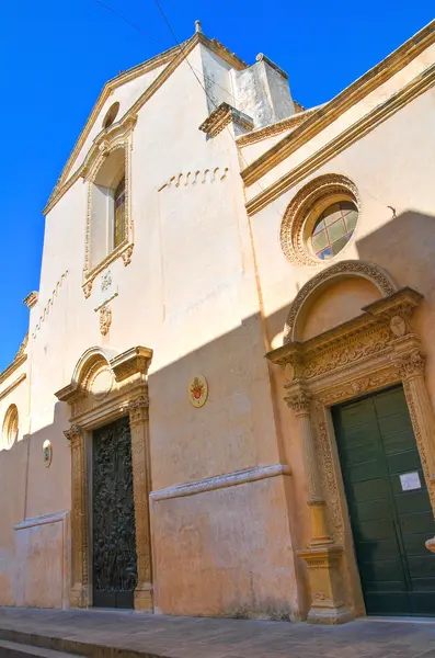 De moederkerk. Copertino. Puglia. Italië. — Stockfoto