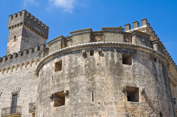 Schloss Acquaviva. nardò. Apulien. Italien. — Stockfoto