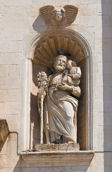 Madre igreja. Galatina. Puglia. Itália . — Fotografia de Stock