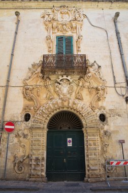 bardoscia Sarayı. Galatina. Puglia. İtalya.