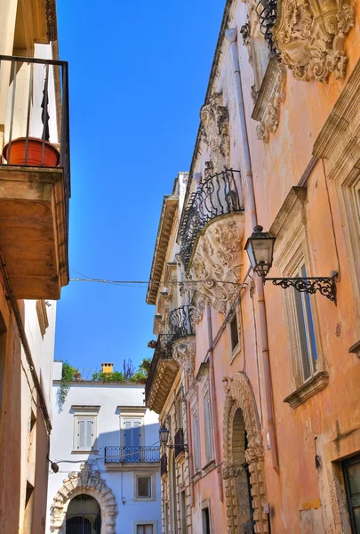 Uličky. Galatina. Puglia. Itálie. — Stock fotografie