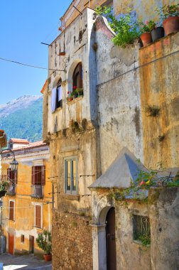 alleyway. Maratea. Basilicata. İtalya.