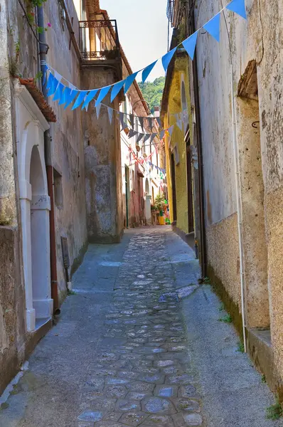 Переулок. Маратея. Ликата. Италия . — стоковое фото