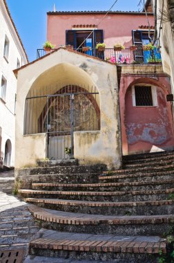 edicola della cona. Maratea. Basilicata. İtalya.