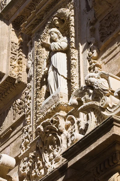 Basílica Catedral de Santa Ágata. Gallipoli. Puglia. Itália . — Fotografia de Stock