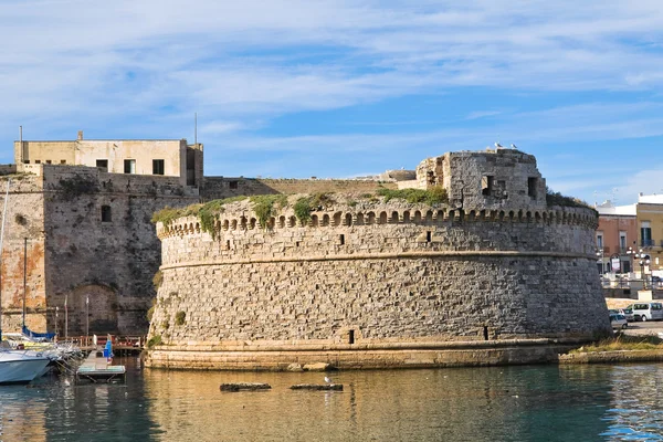 Angevine-Aragonese Castle. Gallipoli. Puglia. Italy. — Stock Photo, Image