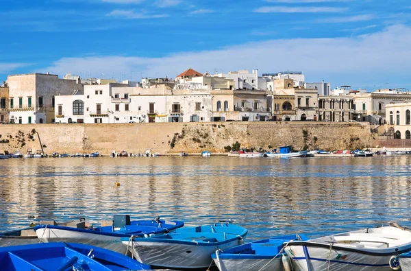 Panoramatický výhled na Gallipoli. Puglia. Itálie. — Stock fotografie