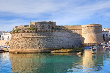 Angevine-Aragonese Castle. Gallipoli. Puglia. Italy. clipart