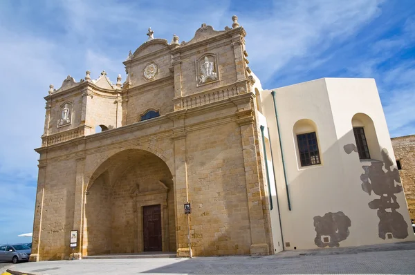 Kostel svatého Františka z Assisi. Gallipoli. Puglia. Itálie. — Stock fotografie