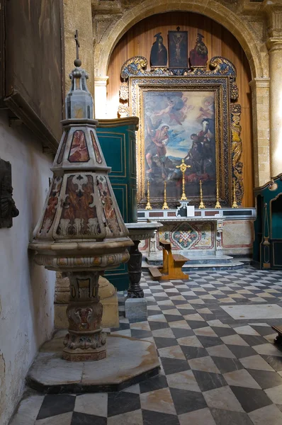 De kathedraal van de basiliek van st. agata. Gallipoli. Puglia. Italië. — Stockfoto