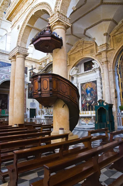 Basílica Catedral de Santa Ágata. Gallipoli. Puglia. Italia . — Foto de Stock