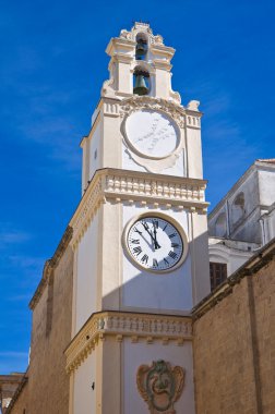Saat Kulesi. Gelibolu. Puglia. İtalya.
