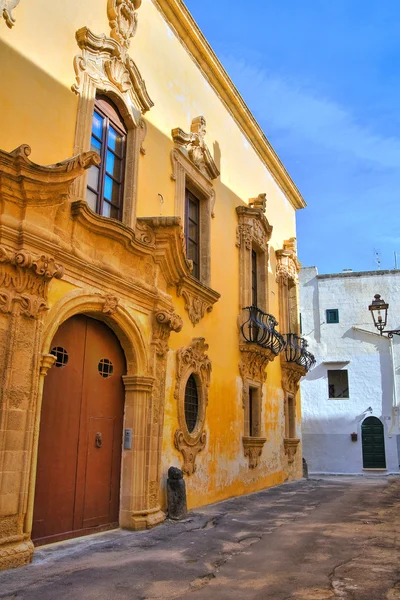 Tafuri palace. Gallipoli. Puglia. Italy. — Stock Photo, Image