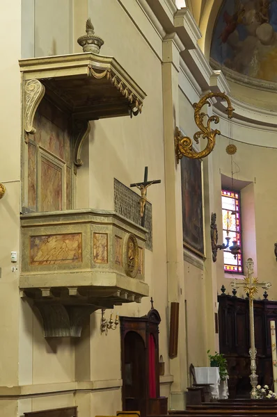 Igreja de Santa Ágata. Rivergaro. Emilia-Romagna. Itália . — Fotografia de Stock