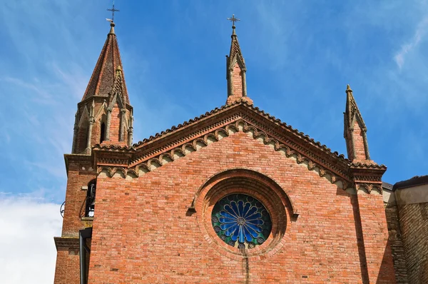 Iglesia de San Lorenzo. Veano. Emilia-Romaña. Italia . — Foto de Stock