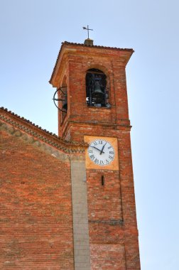 Bazilikası St martino Kilisesi. Rivalta. Emilia-Romagna. İtalya.