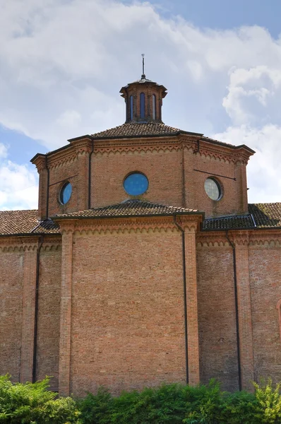 Igreja de St. Lorenzo. Gazzola. Emilia-Romagna. Itália . — Fotografia de Stock