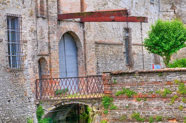 Slottet av lisignano. Emilia-Romagna. Italien. — Stockfoto