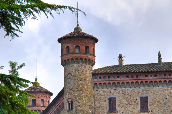Rezzanello-slottet. Emilia-Romagna. Italien . - Stock-foto