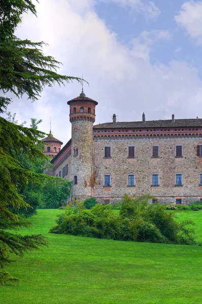 Slottet av rezzanello. Emilia-Romagna. Italien. — Stockfoto
