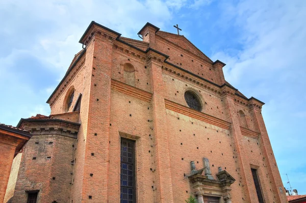 Kostel svatého hrobu. Piacenza. Emilia-Romagna. Itálie. — Stock fotografie