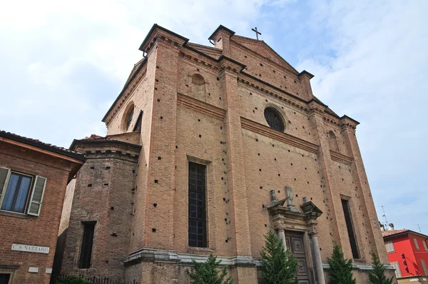 Chiesa del Santo Sepolcro. Piacenza. Emilia-Romagna. Italia . — Foto Stock