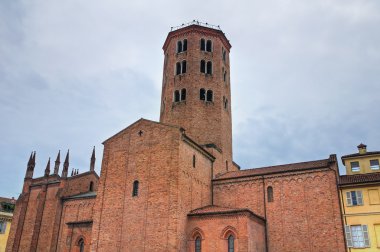 Bazilikası St antonino. Piacenza. Emilia-Romagna. İtalya.
