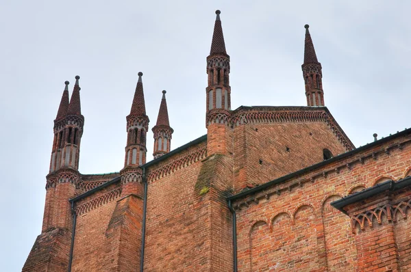 Bazilika st. antonino. Piacenza. Emilia-Romagna. Itálie. — Stock fotografie