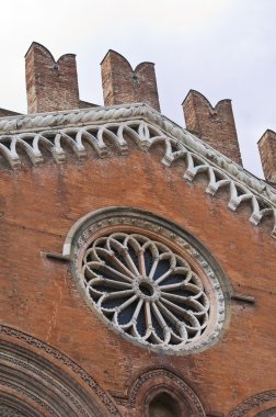 Gotik Saray. Piacenza. Emilia-Romagna. İtalya.